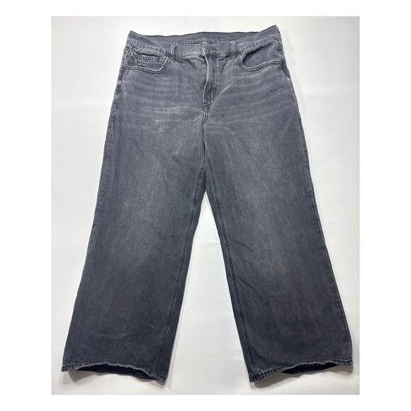 American Eagle Outfitters Denim - American Eagle Women's Stovepipe Gray Jeans - Size 12 X-Short (33x25)‎